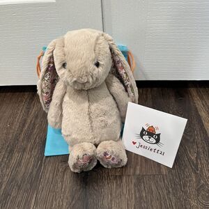 Jellycat Blossom Beige Bunny Petal Medium WithDustBag 100%Authentic NWT US SHIP